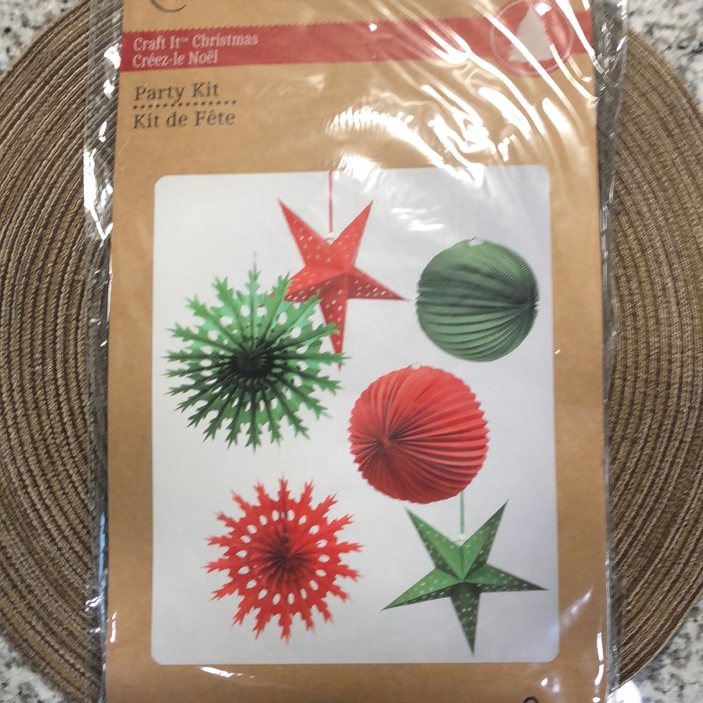 Christmas Honeycomb Party Kit